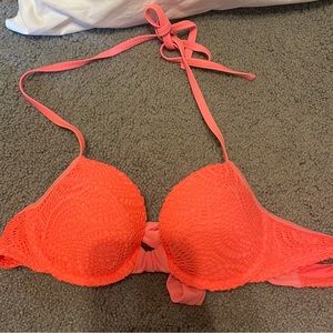 Aerie hot pink bikini top!